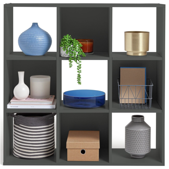 Squares 9 Cube Storage Unit - Anthracite