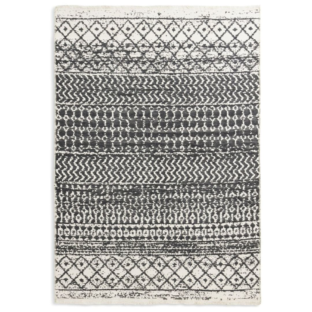 Moroccan Reversible Grey Flatweave Rug - 230x160cm | Indoor Outdoor Carpet Moroccan Reversible Grey Flatweave Rug - 230x160cm | Indoor Outdoor Carpet