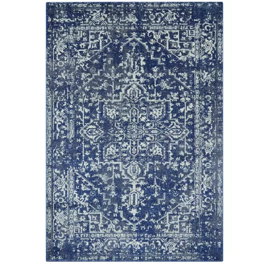 Asiatic Nova Abstract Rug 80x150cm Blue | Modern Living Room Floor Rug Carpet