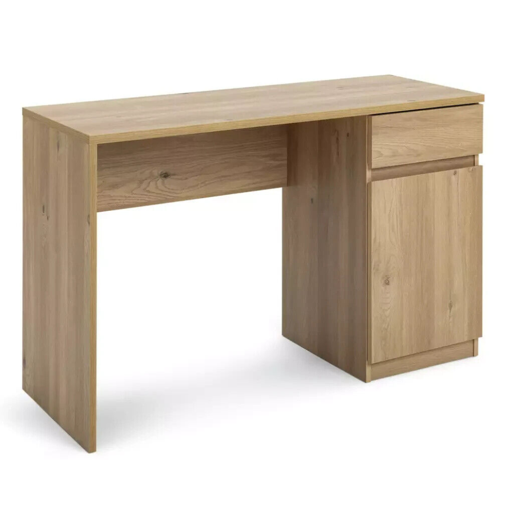 Jenson 1 Drawer Office Desk - Oak | Modern Computer Workstation Table Jenson 1 Drawer Office Desk - Oak | Modern Computer Workstation Table
