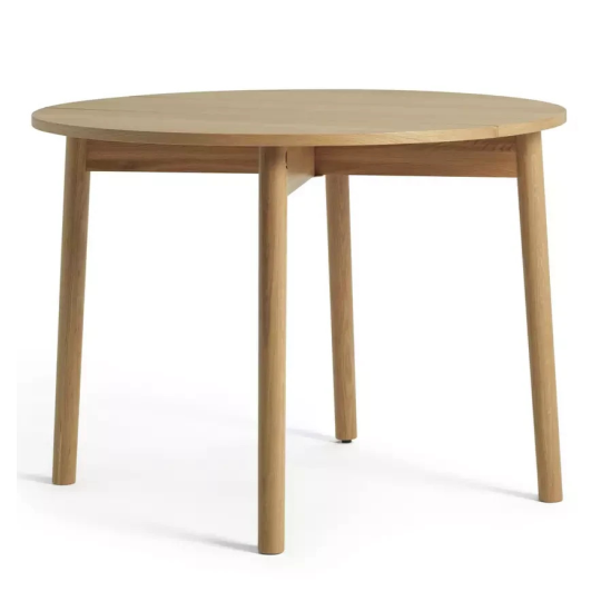 Jessie Wood 4 Seater Folding Table Natural | Compact Folding Dining Table