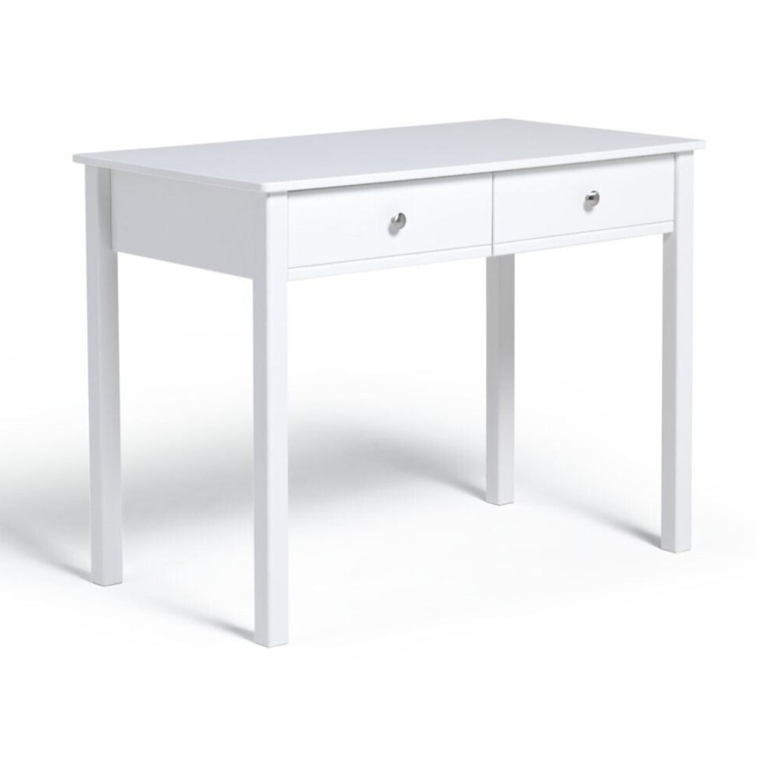Brooklyn 2 Drawer Desk - White Brooklyn 2 Drawer Desk - White