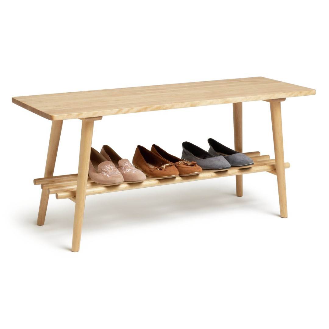 Swen 1 Shelf Shoe Bench - Oak Swen 1 Shelf Shoe Bench - Oak