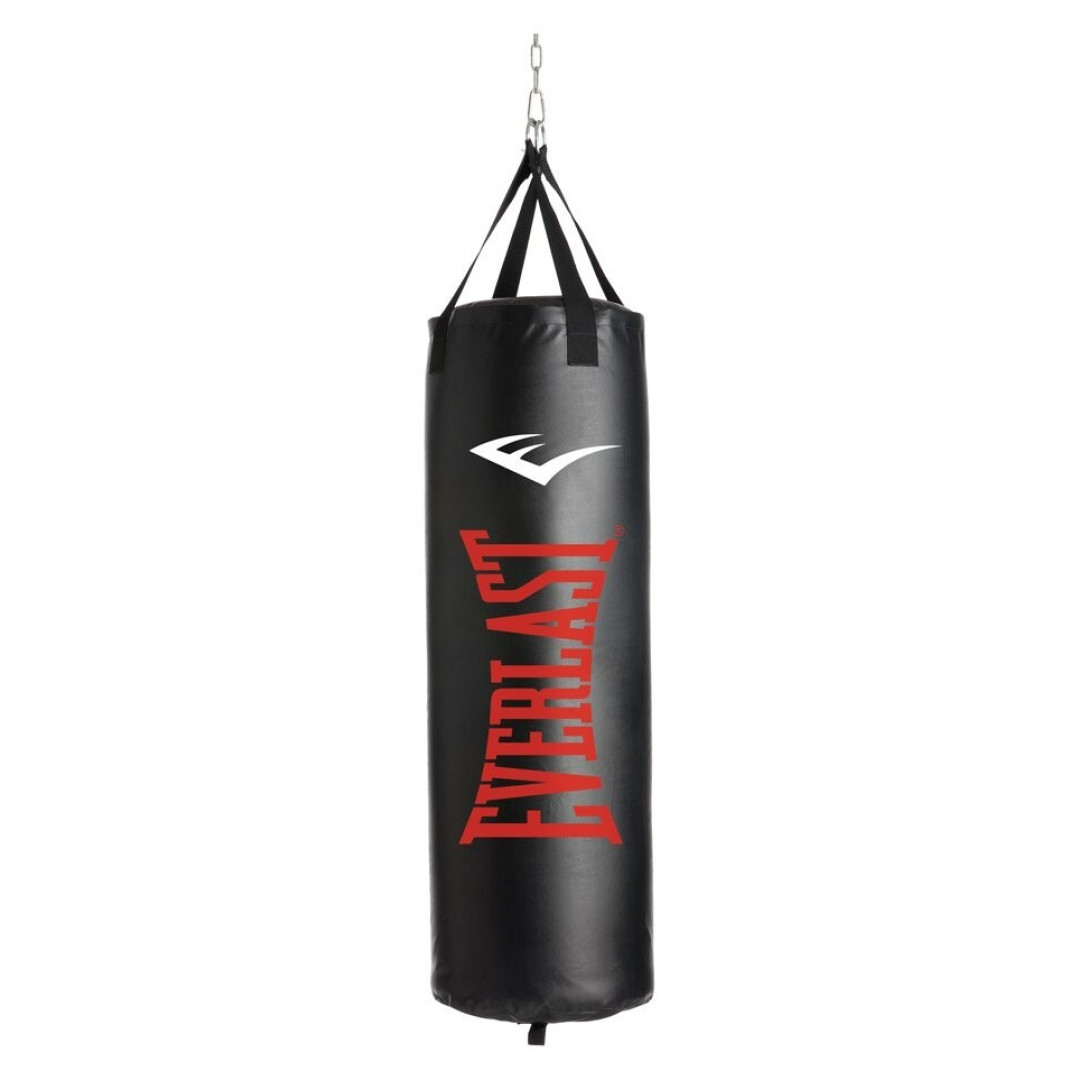 Everlast Nevertear PU 5ft Punch Bag - Red | Boxing Training Heavy Duty Equipment Everlast Nevertear PU 5ft Punch Bag - Red | Boxing Training Heavy Duty Equipment
