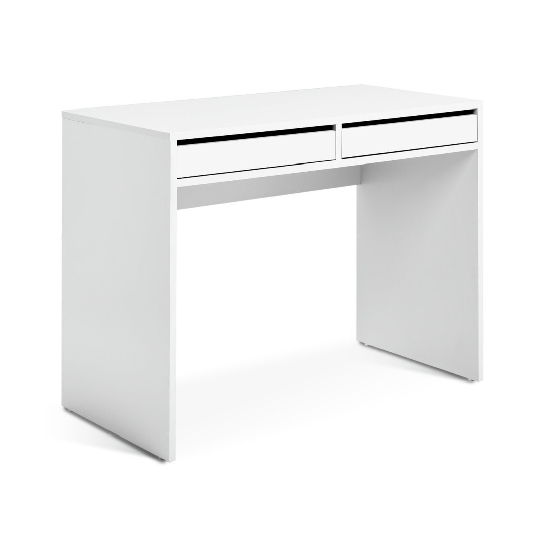 Home Pepper 2 Drawers Office Desk - White | Practical Workstation Storage Home Pepper 2 Drawers Office Desk - White | Practical Workstation Storage
