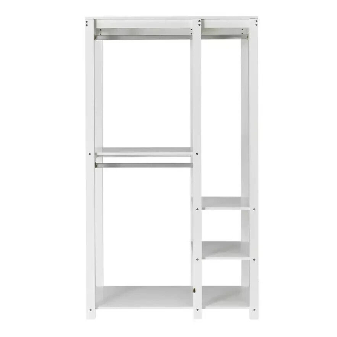Open Decorative Wardrobe Unit - White Open Decorative Wardrobe Unit - White