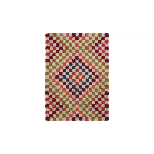 Folktale Tufted Wool Flatweave Rug - 160x120cm