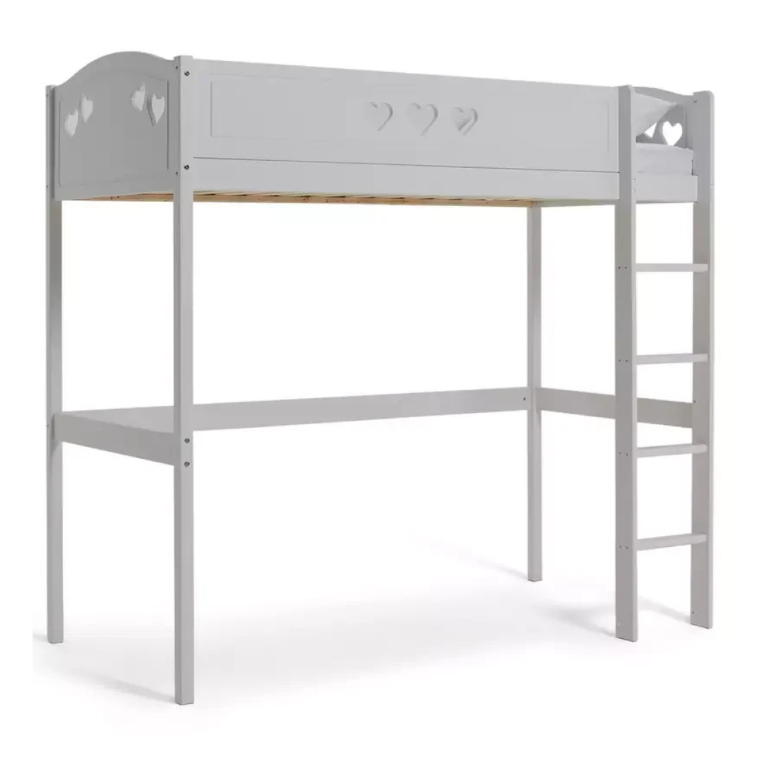 Home Mia High Sleeper Bed Frame - White ( B Grade ) Home Mia High Sleeper Bed Frame - White ( B Grade )