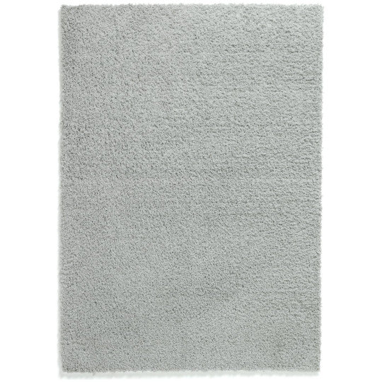 Cosy Grey Shaggy Rug - 290x200cm | Soft Large Living Room Carpet