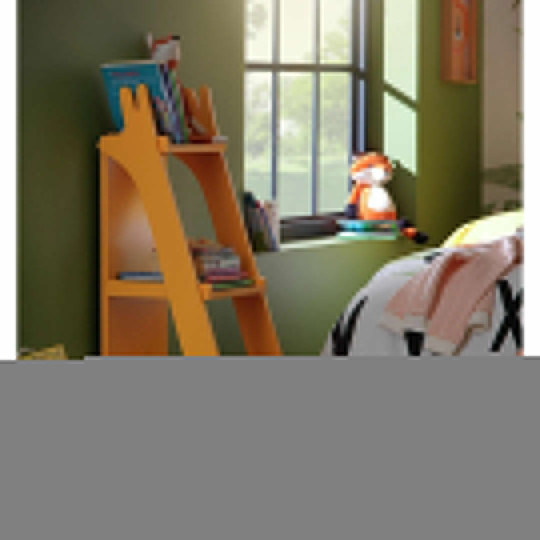 Kids Giraffe Bookcase - Yellow