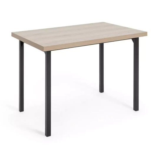 Zayn Wood Effect 4 Seater Dining Table - Natural | Modern Furniture