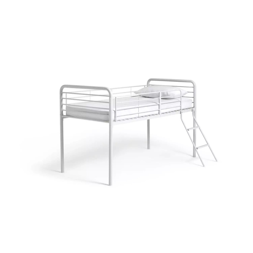 Jo Mid Sleeper Bed Frame - White Jo Mid Sleeper Bed Frame - White