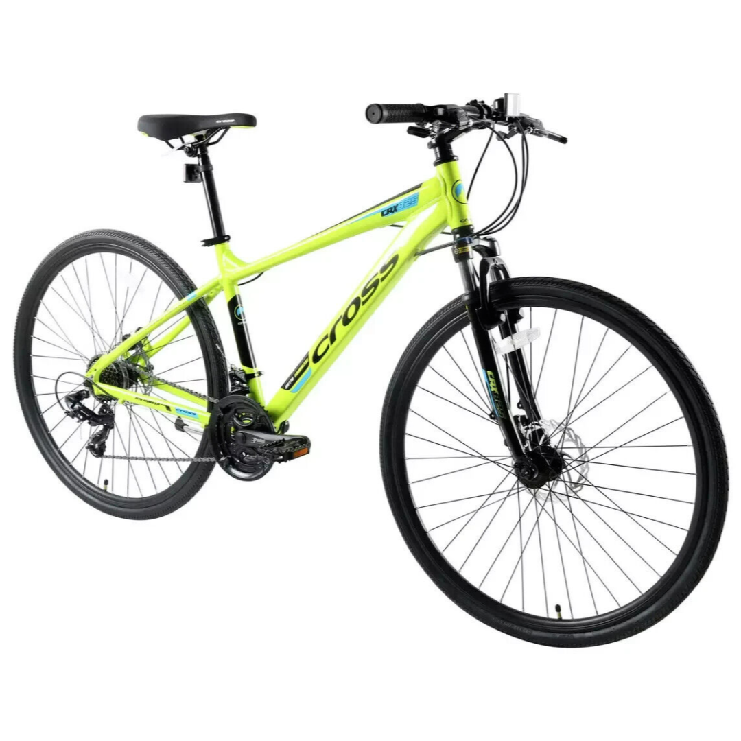 Cross 700c Mens Front Suspension Bike | Mens Hybrid Bicycle with Front Suspensio Cross 700c Mens Front Suspension Bike | Mens Hybrid Bicycle with Front Suspensio