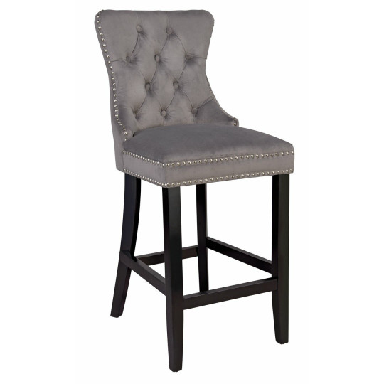 Princess Stud Barstool - Charcoal