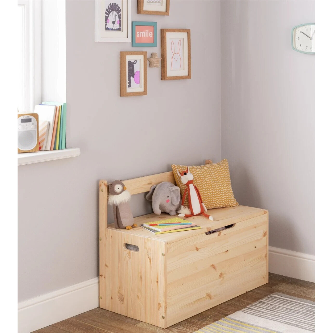 Kids Scandinavia Extra Large Toy Box - Pine Kids Scandinavia Extra Large Toy Box - Pine