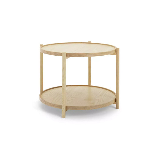 Selby Round Coffee Table - Natural | Wood Effect Living Room Table