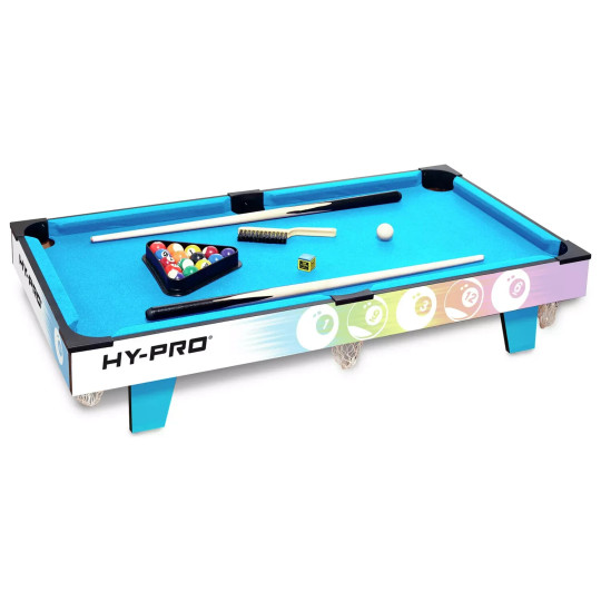 Hy-Pro 3ft Table Top Pool | Compact Mini Billiards Game Family Fun Table Set