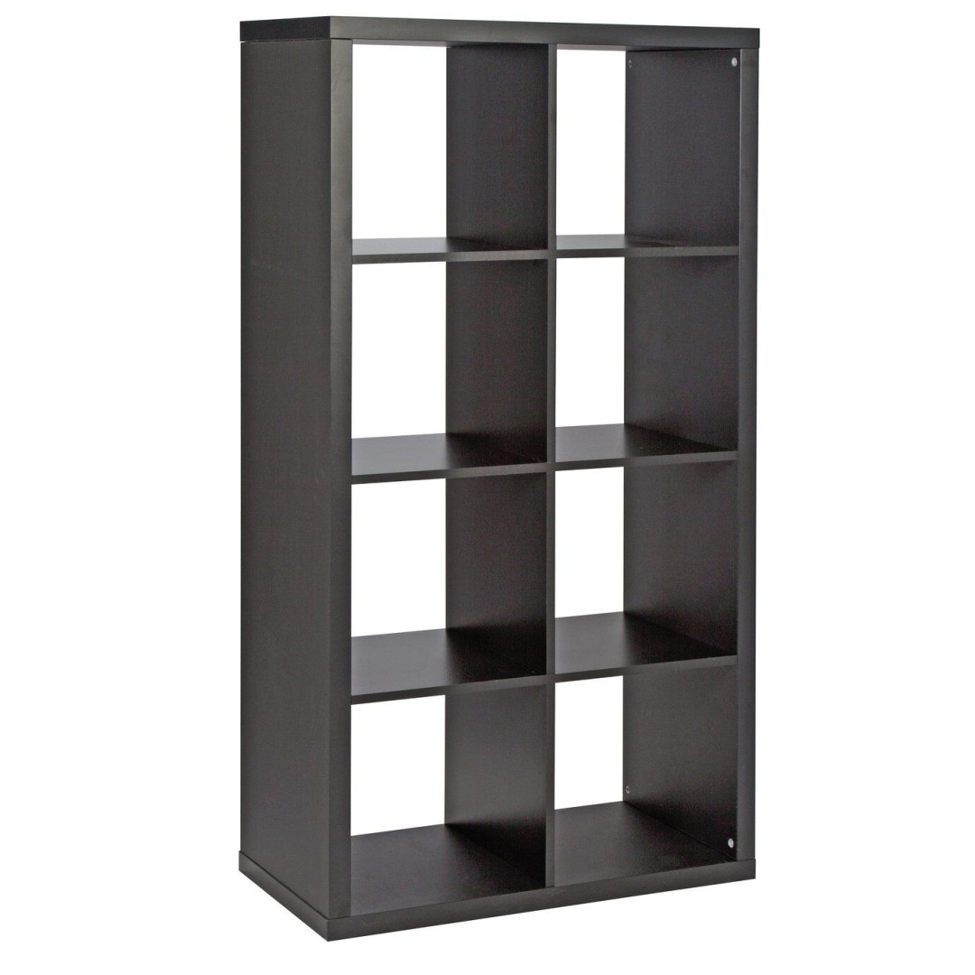 Squares Plus 8 Cube Storage Unit - Black | Shelving Organizer Display Rack Squares Plus 8 Cube Storage Unit - Black | Shelving Organizer Display Rack