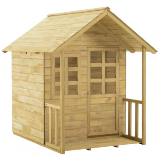Meadow Cottage Wooden Playhouse | Kids Outdoor Garden Playhouse