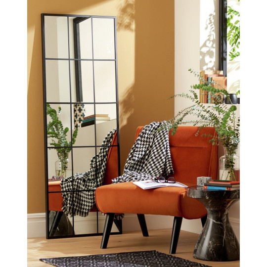  Full Length Window Mirror - Black - 140x60cm