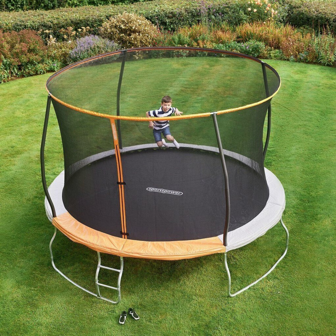 Sportspower 12ft Outdoor Kids Trampoline & Enclosure | Garden Jumping Trampoline Sportspower 12ft Outdoor Kids Trampoline & Enclosure | Garden Jumping Trampoline