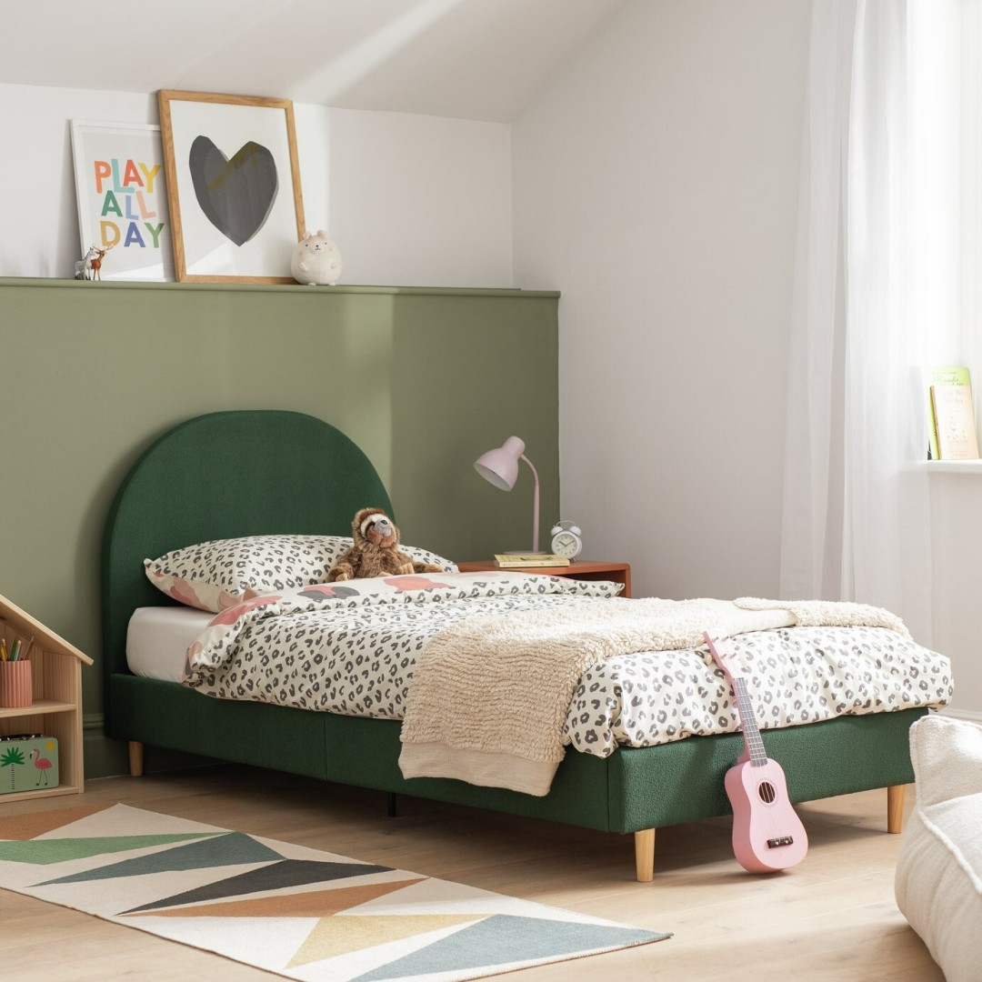 Olivia Single Bed Frame - Green | Modern Wooden Kids Bedroom Furniture Olivia Single Bed Frame - Green | Modern Wooden Kids Bedroom Furniture