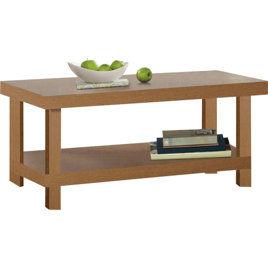 Stratford Chunky Coffee Table - Oak Effect | Modern Wooden Living Room Furniture